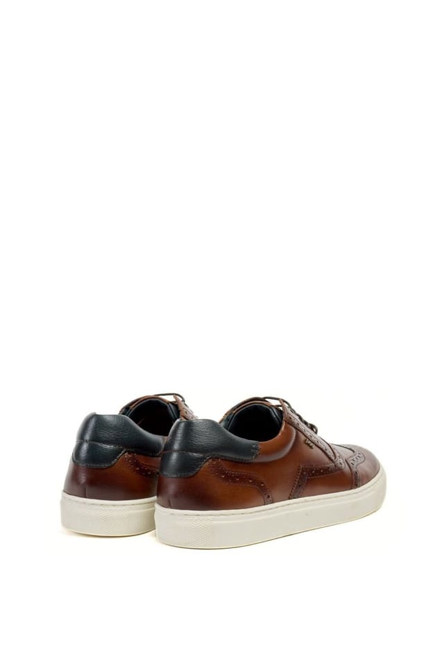 Pod Pod Men's Dobbs Brogue in Tan - 2