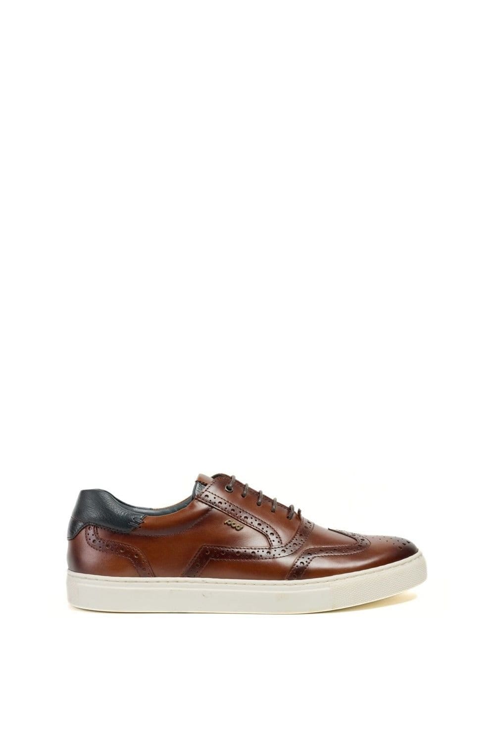 Pod Pod Men's Dobbs Brogue in Tan - 4