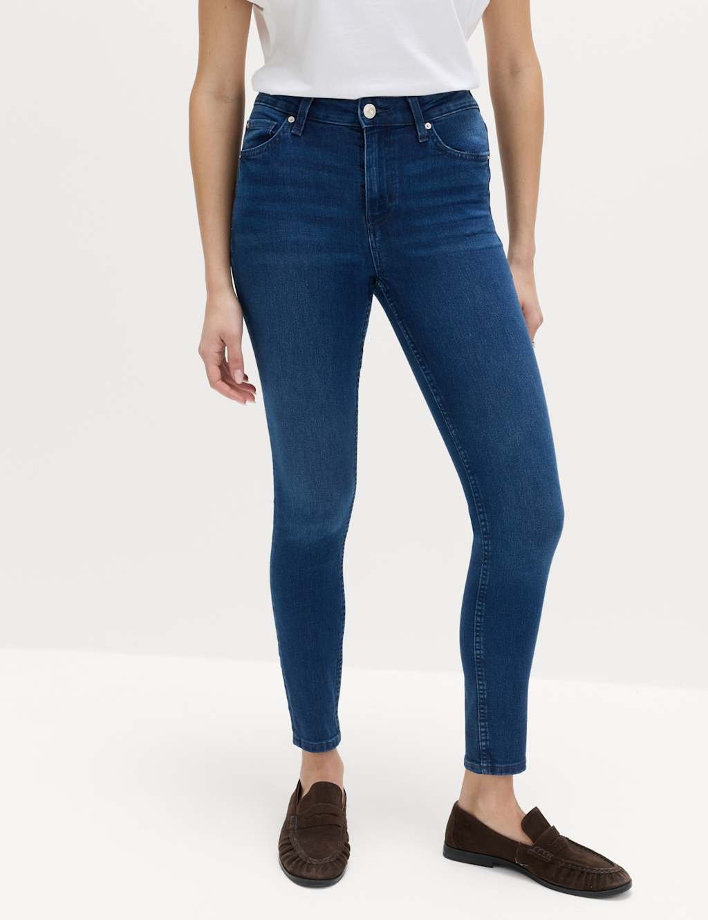 Marks & Spencer M&S Ivy Skinny Jeans Dark Indigo - 3