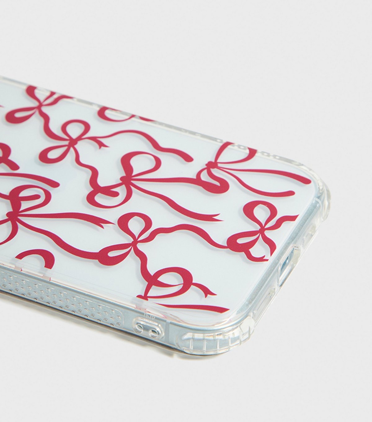 Skinnydip Dark Burgundy Bow Print iPhone Case Skinnydip New Look - 2