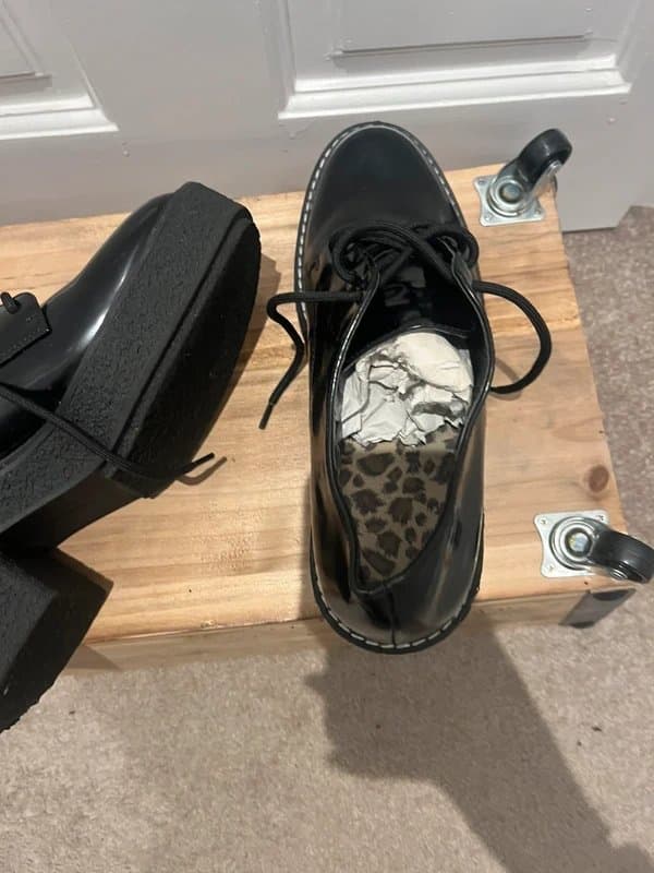 Bershka Lace up black shoes