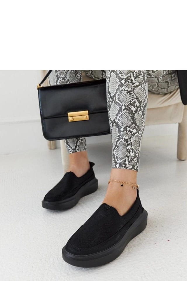 Love Lace Love Lace Women's Marta Summer Slip On Rubber Shoes Round Toe Flexible Fit in Black - 3