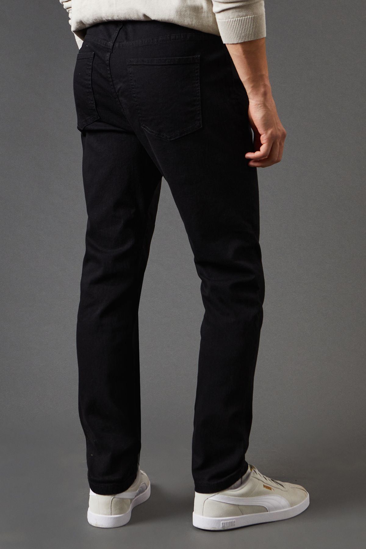 Burton Burton Men's Black Skinny Fit Jeans - 3