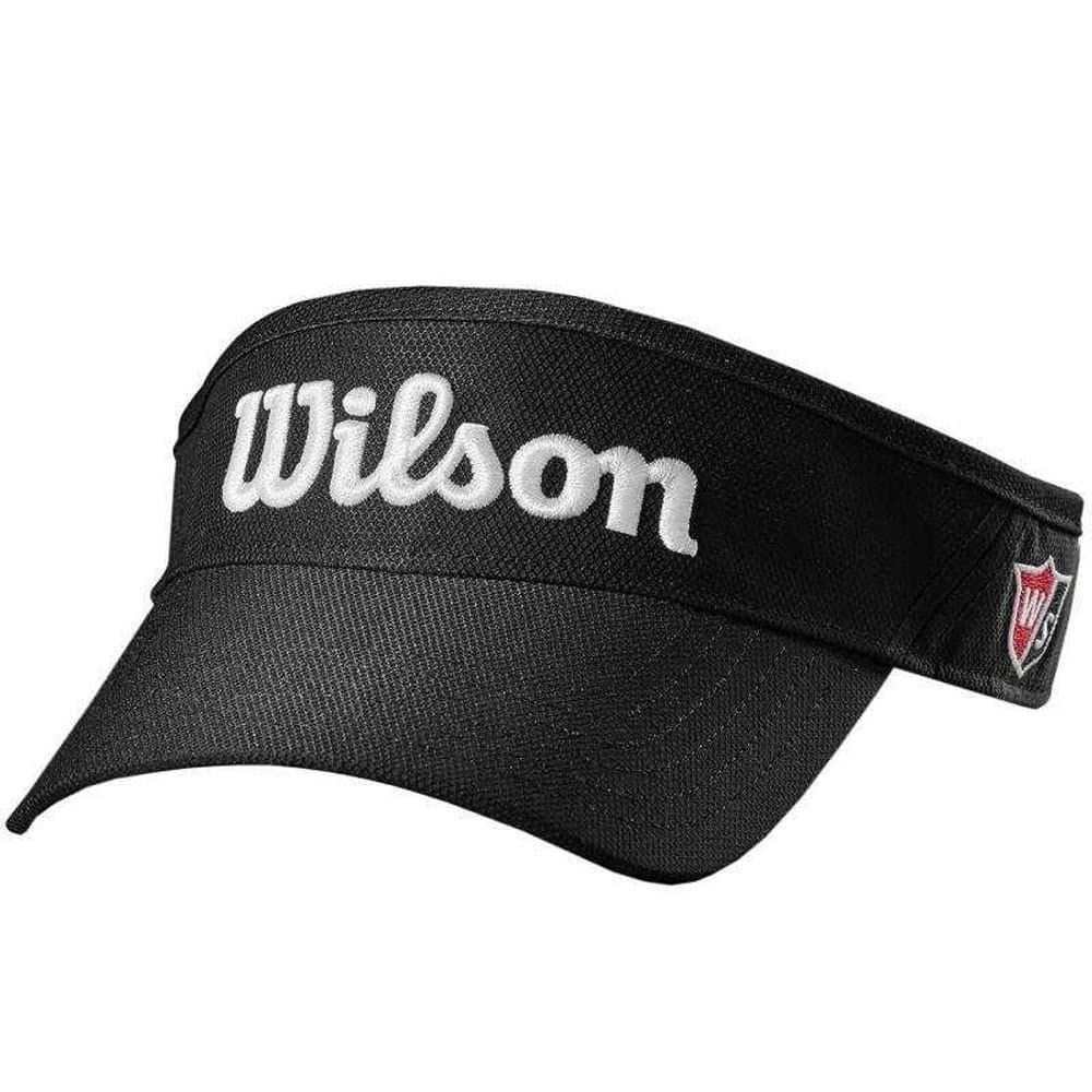 Wilson Wilson Men's Embroidered Logo Visor Cap in Black