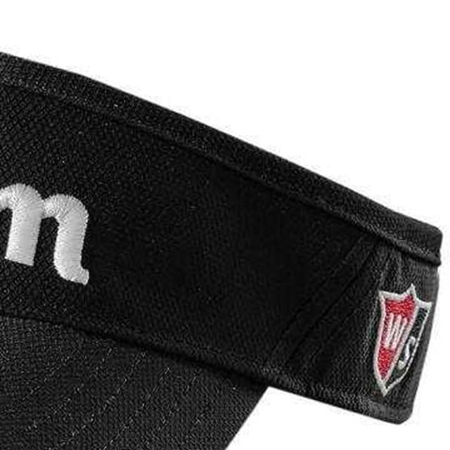 Wilson Wilson Men's Embroidered Logo Visor Cap in Black - 2