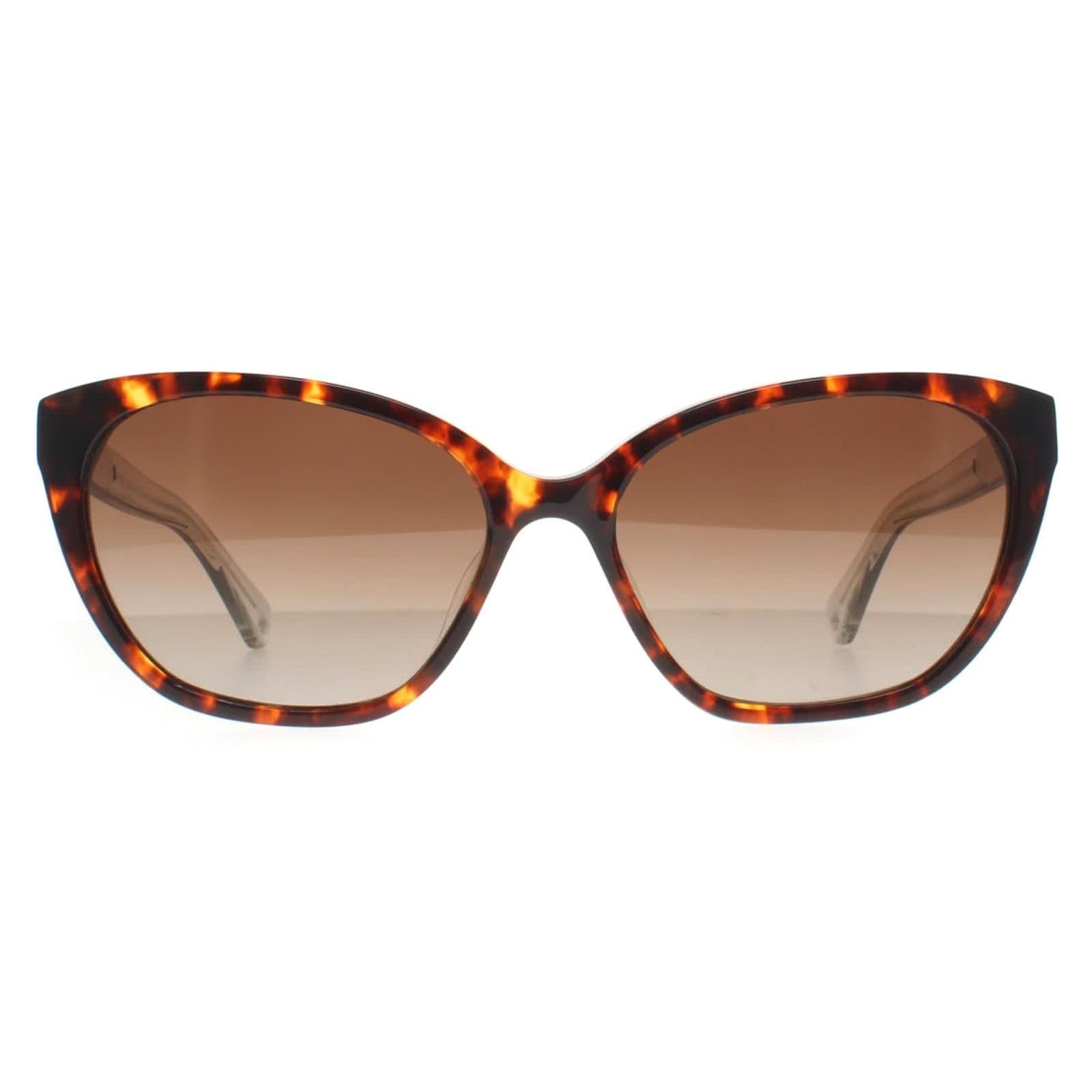 Kate Spade Kate Spade Women's Cat Eye Havana Brown Gradient Polarized Philippa/G/S