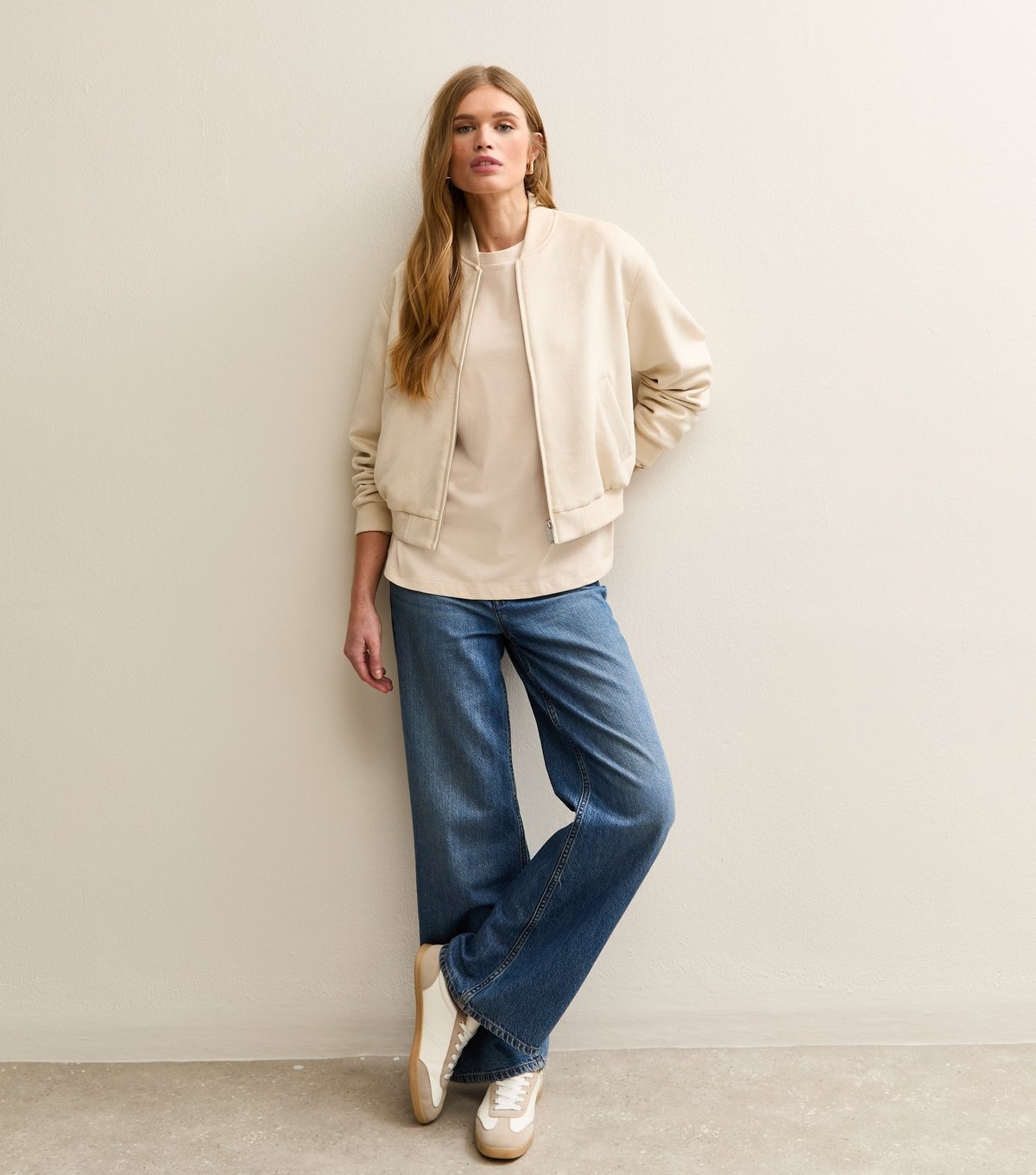 New Look Women's Stone Heavyweight Cotton Long Sleeve T-Shirt New Look - 3