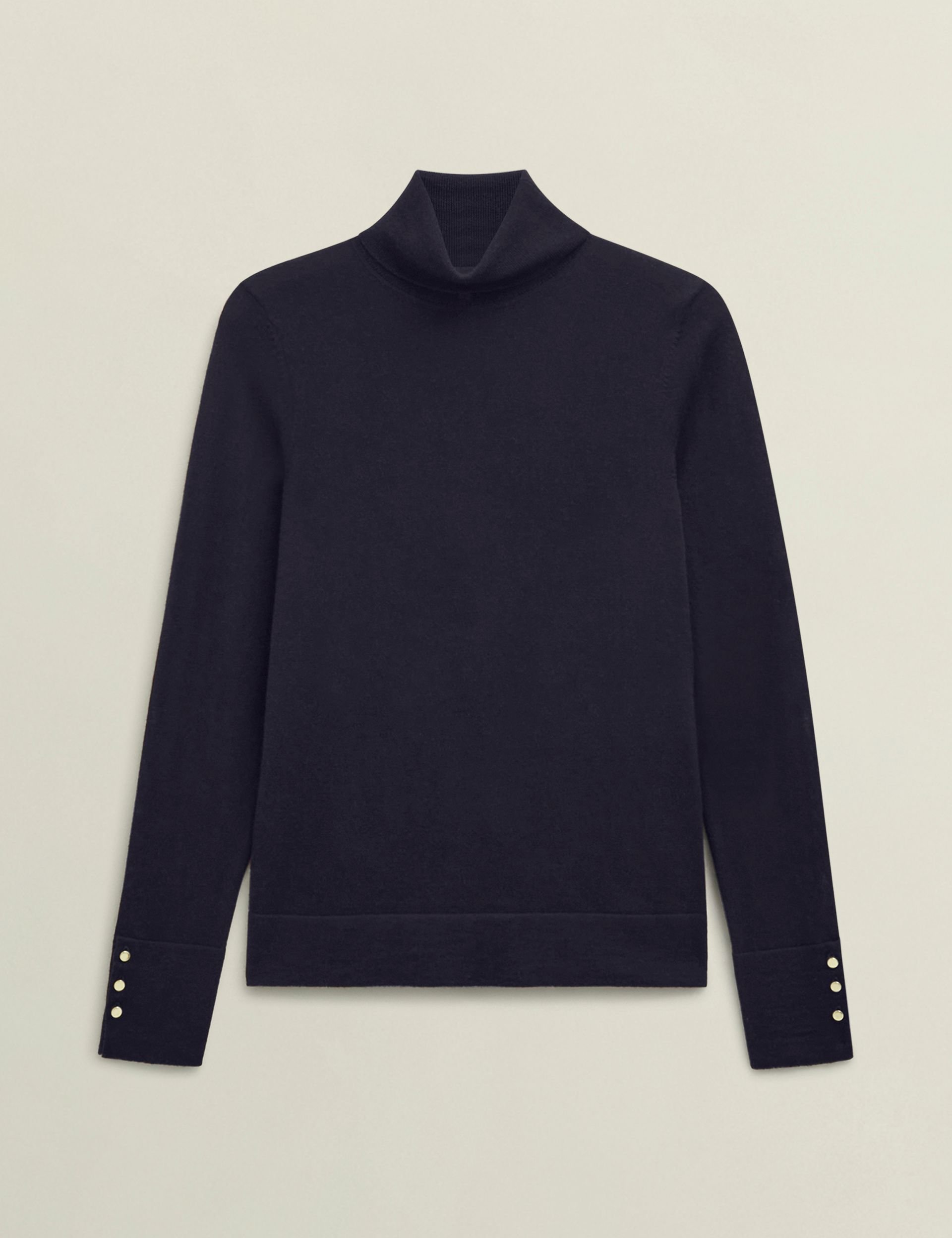 Hobbs London Hobbs London Women's Lara Rollneck Jumper in Dark Navy - 2