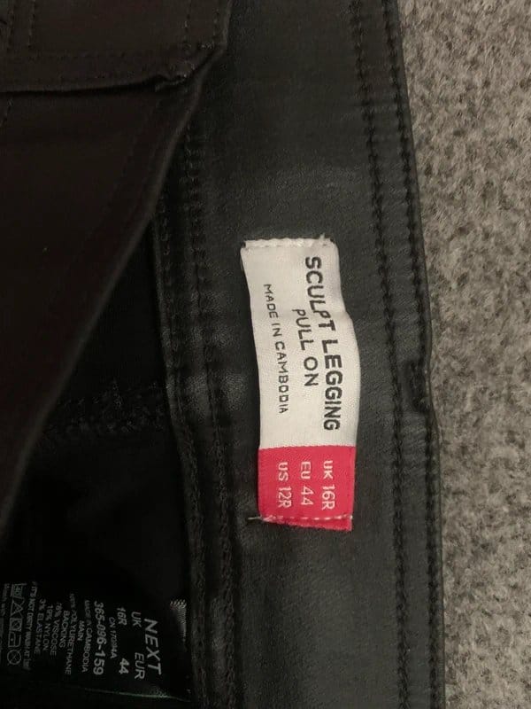 New Look Black Faux Leather Leggings