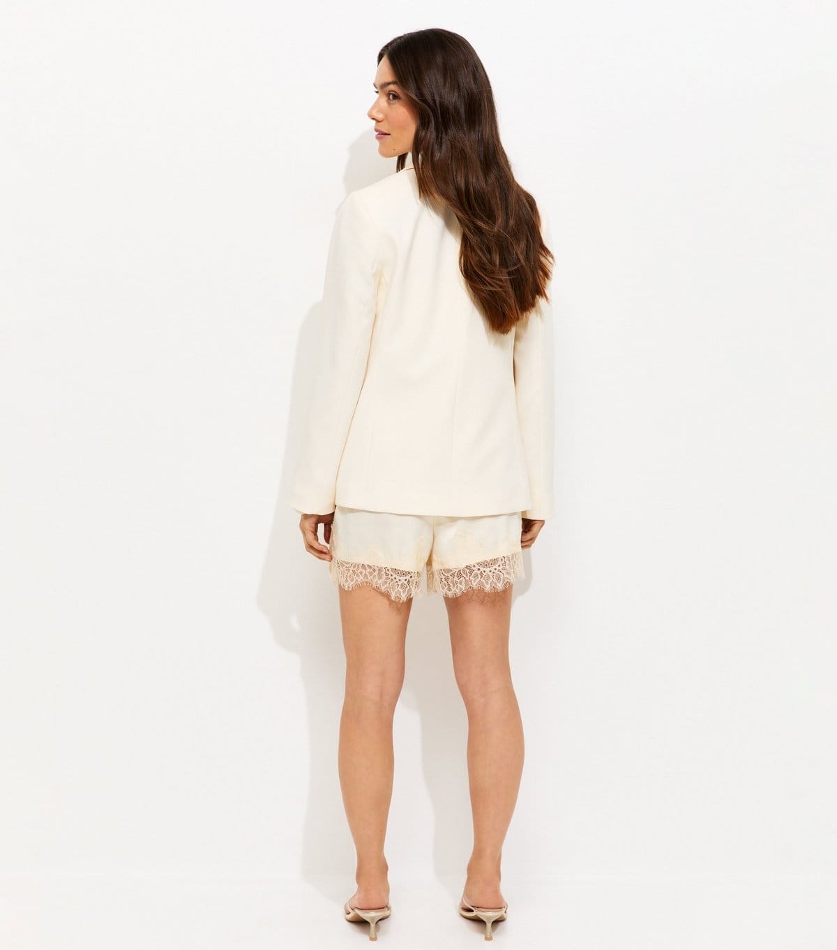 New Look Women's Petite White Single Button Tailored Blazer New Look - 4