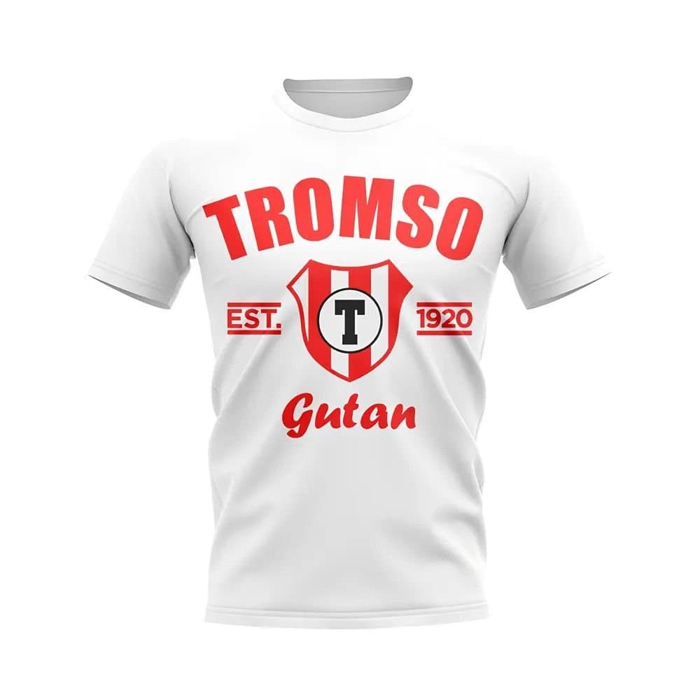 Tromso Tromso Men's Personalised Established Football T-Shirt in White