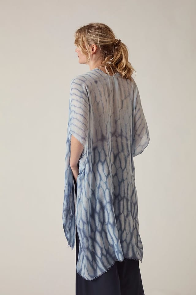 James Lakeland James Lakeland Women's Blue Shibori Print Kaftan - 2