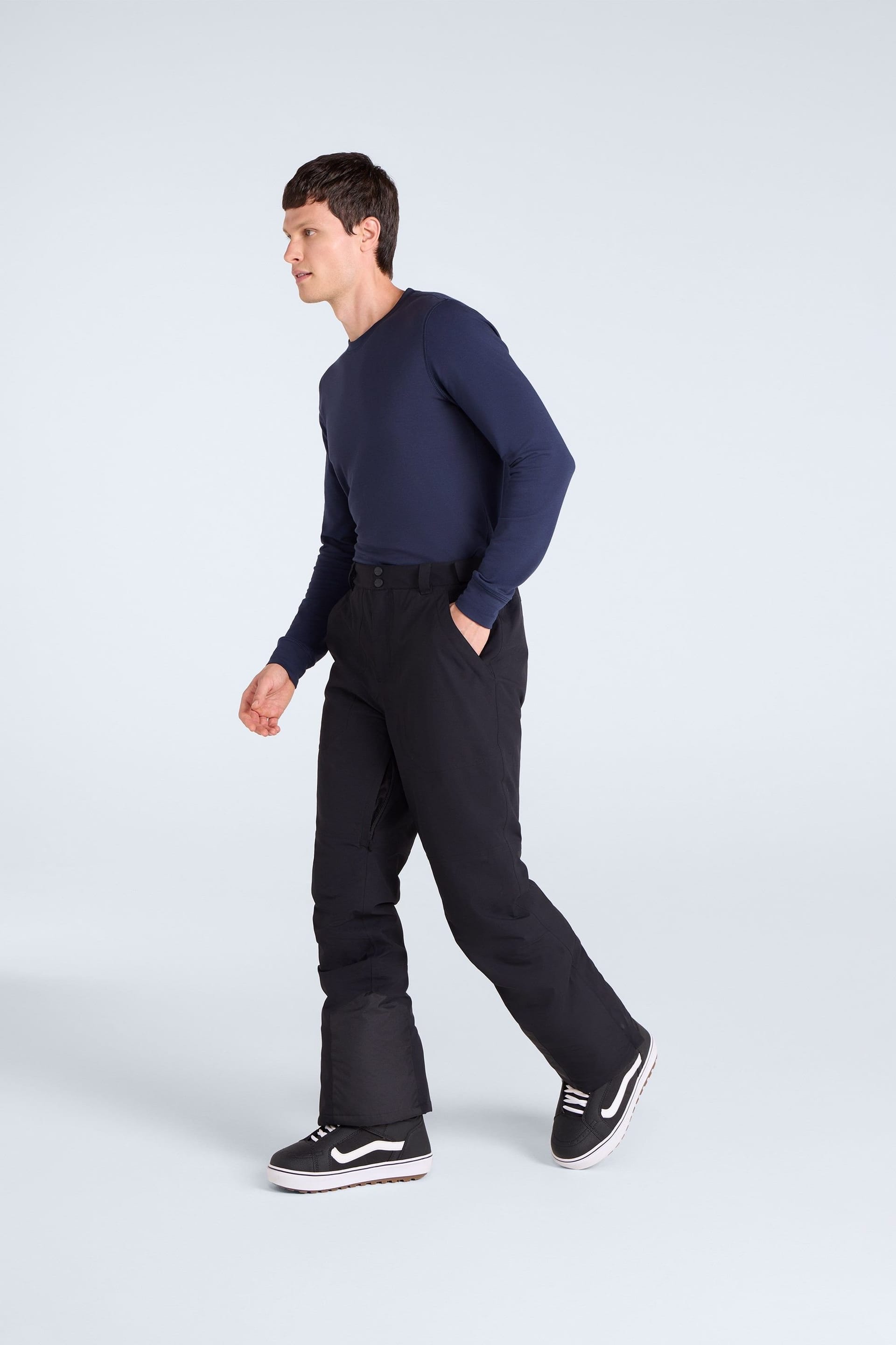 Animal Animal Men's 'Morzine' Waterproof Breathable Insulated Warm Comfy Winter Ski Pants in Black - 4