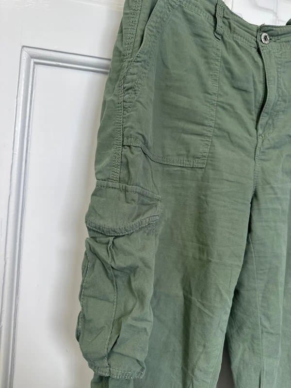 Bershka Green cargo pants