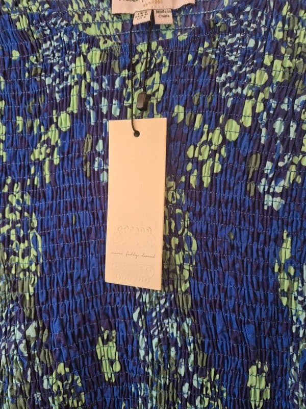 Never Fully Dressed Never Fully Dressed blue and green dress size 8 BNWT