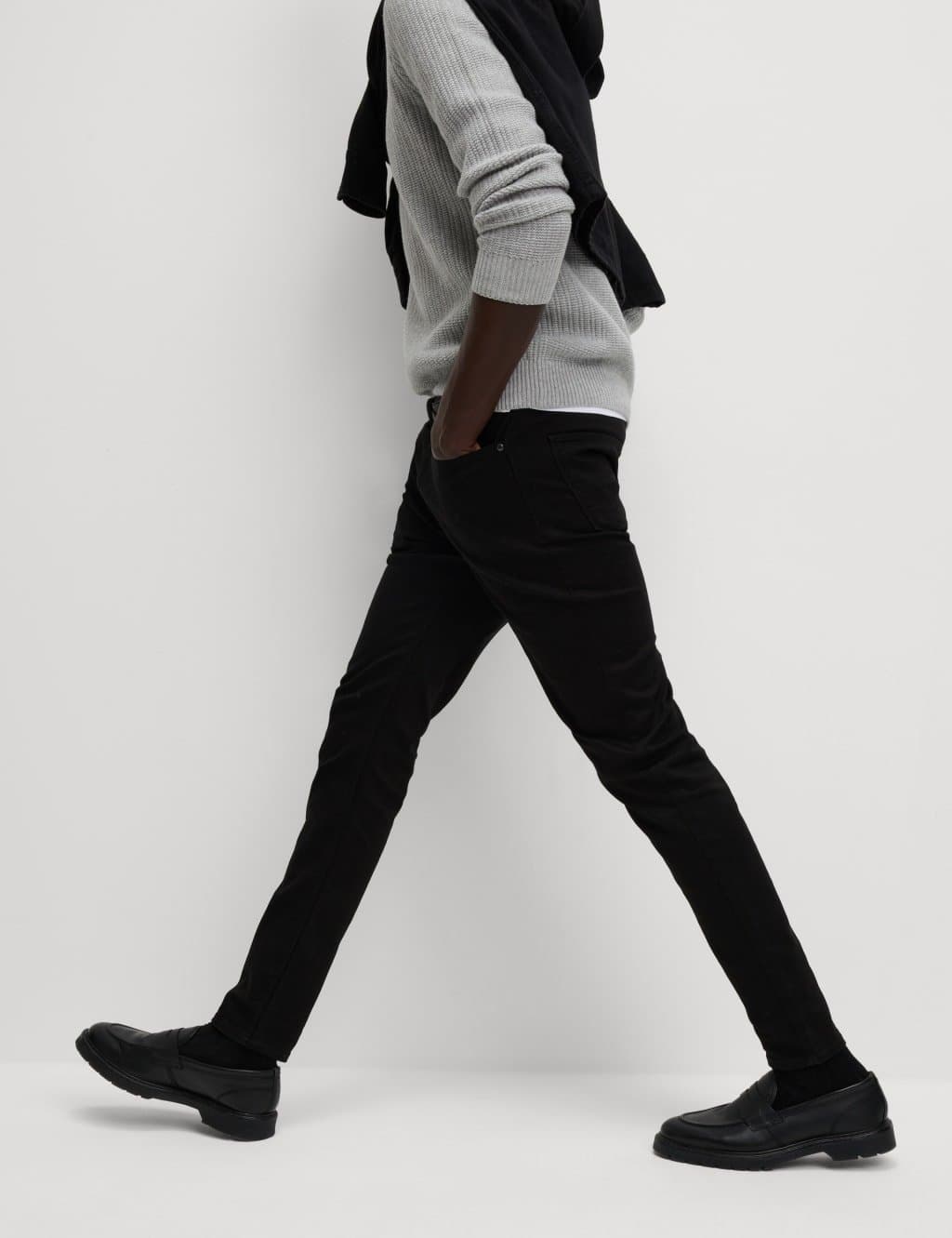 Marks & Spencer M&S Skinny Fit Stretch Jeans Black/Black