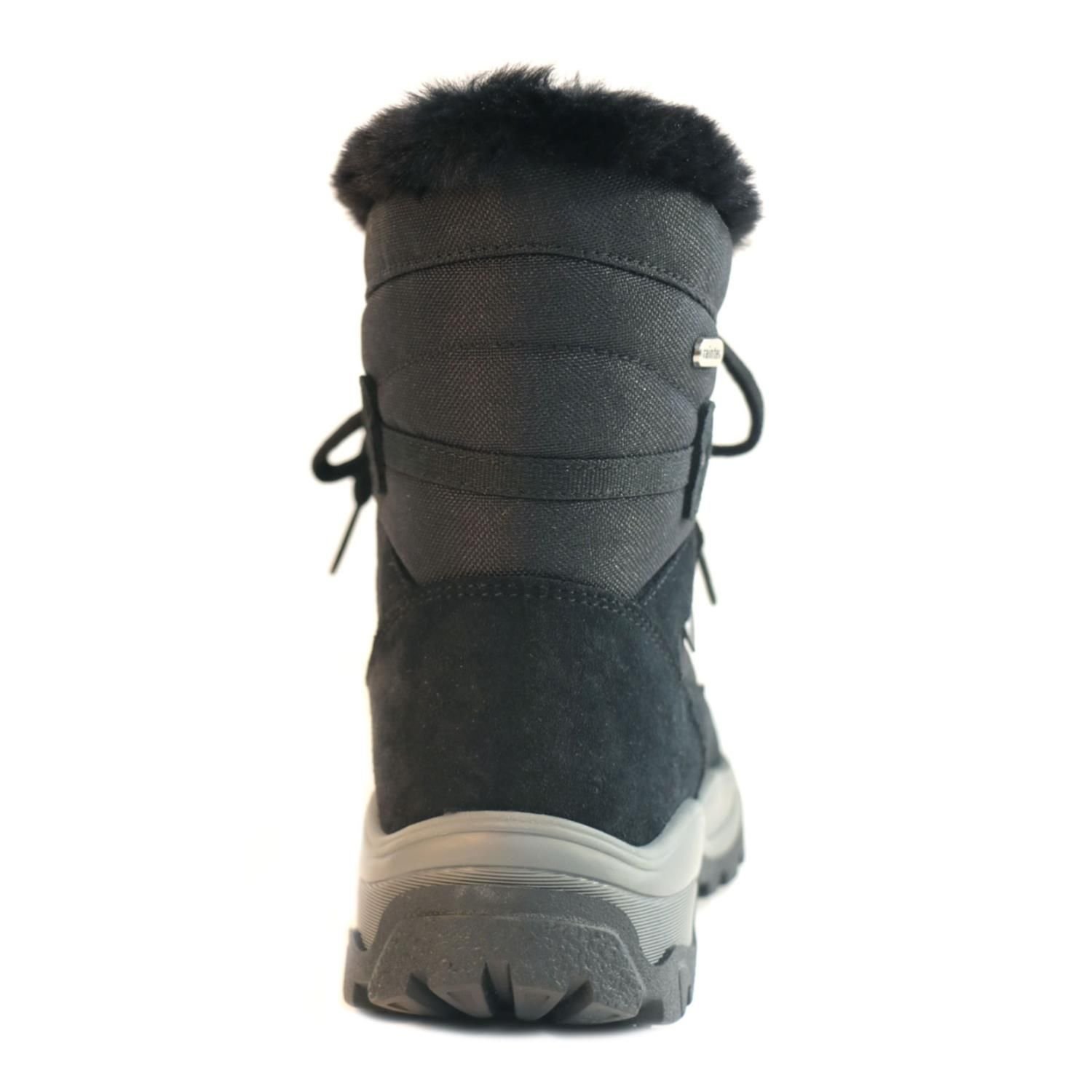Mammal Mammal Women's 'Iona' Insulated Winter Ankle Boots with Ice Grips in Black - 4