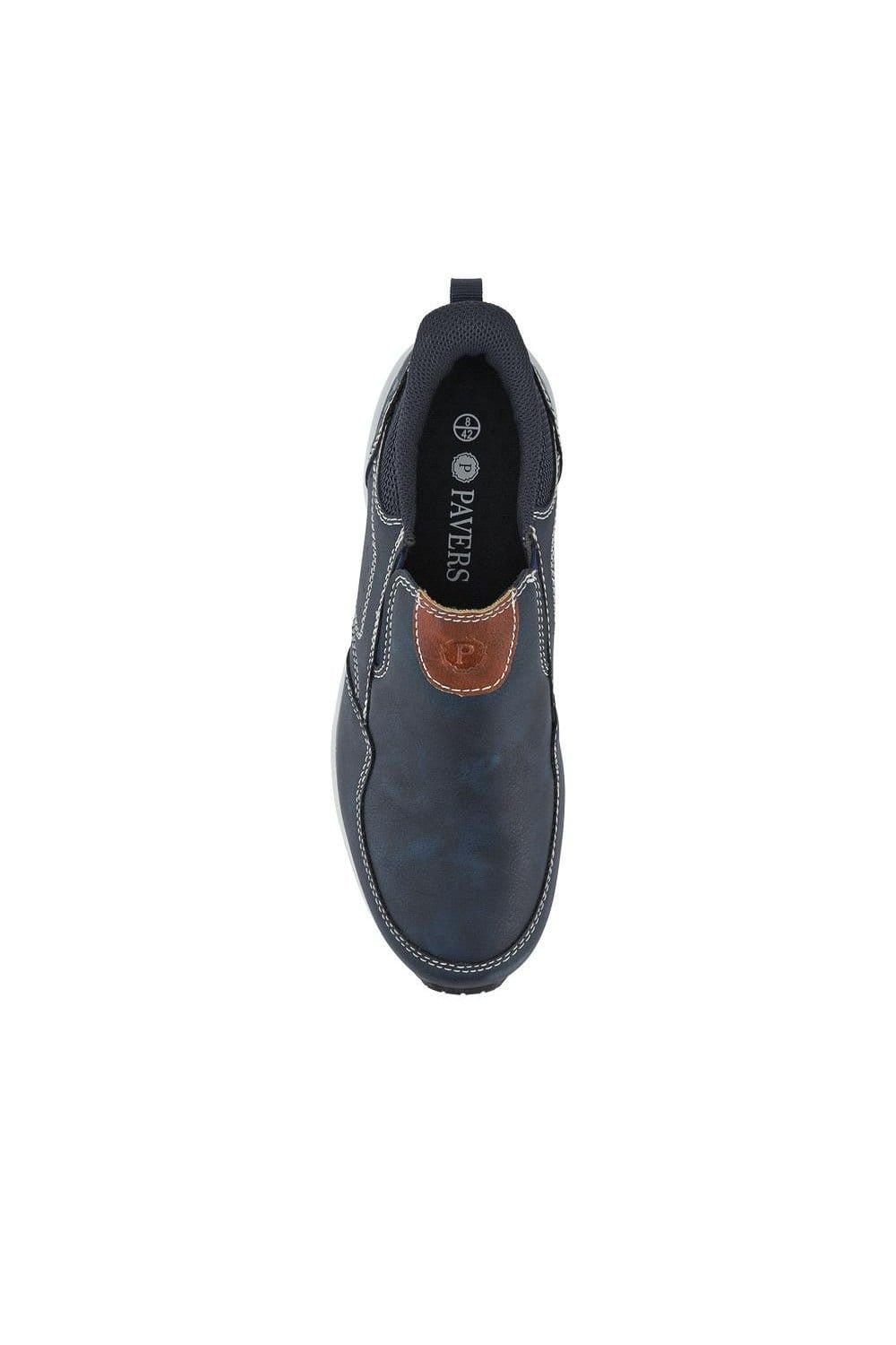 Pavers Pavers Men's Easy Step In Cushioned Shoes in Navy - 4