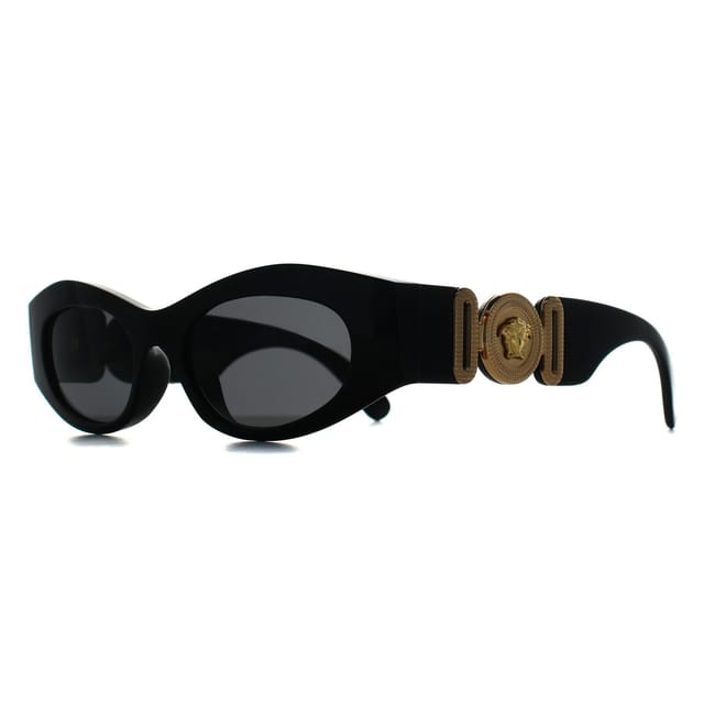 Versace Versace Women's Cat Eye Black Dark Grey VE4480U - 2