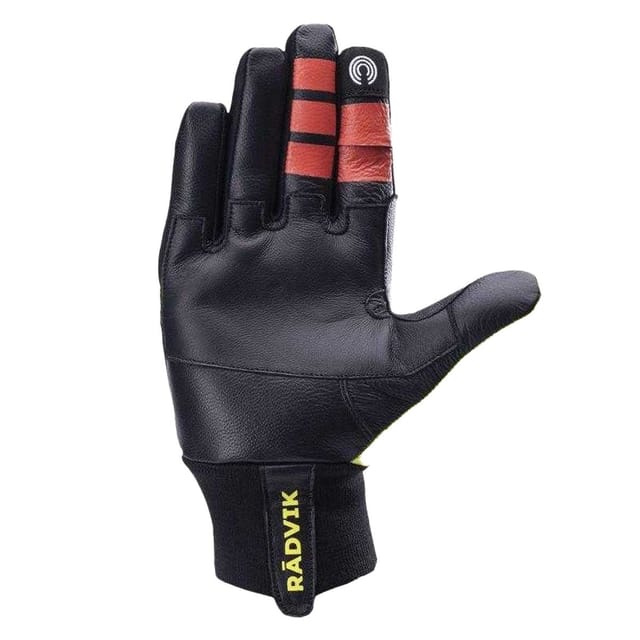 Radvik Radvik Men's Frost BV Gts Leather Cycling Gloves in Black - 2