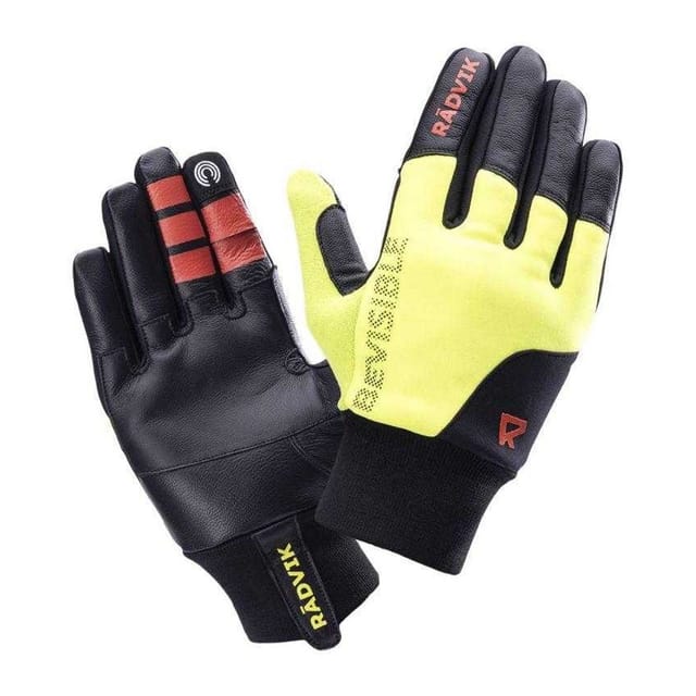 Radvik Radvik Men's Frost BV Gts Leather Cycling Gloves in Black - 3