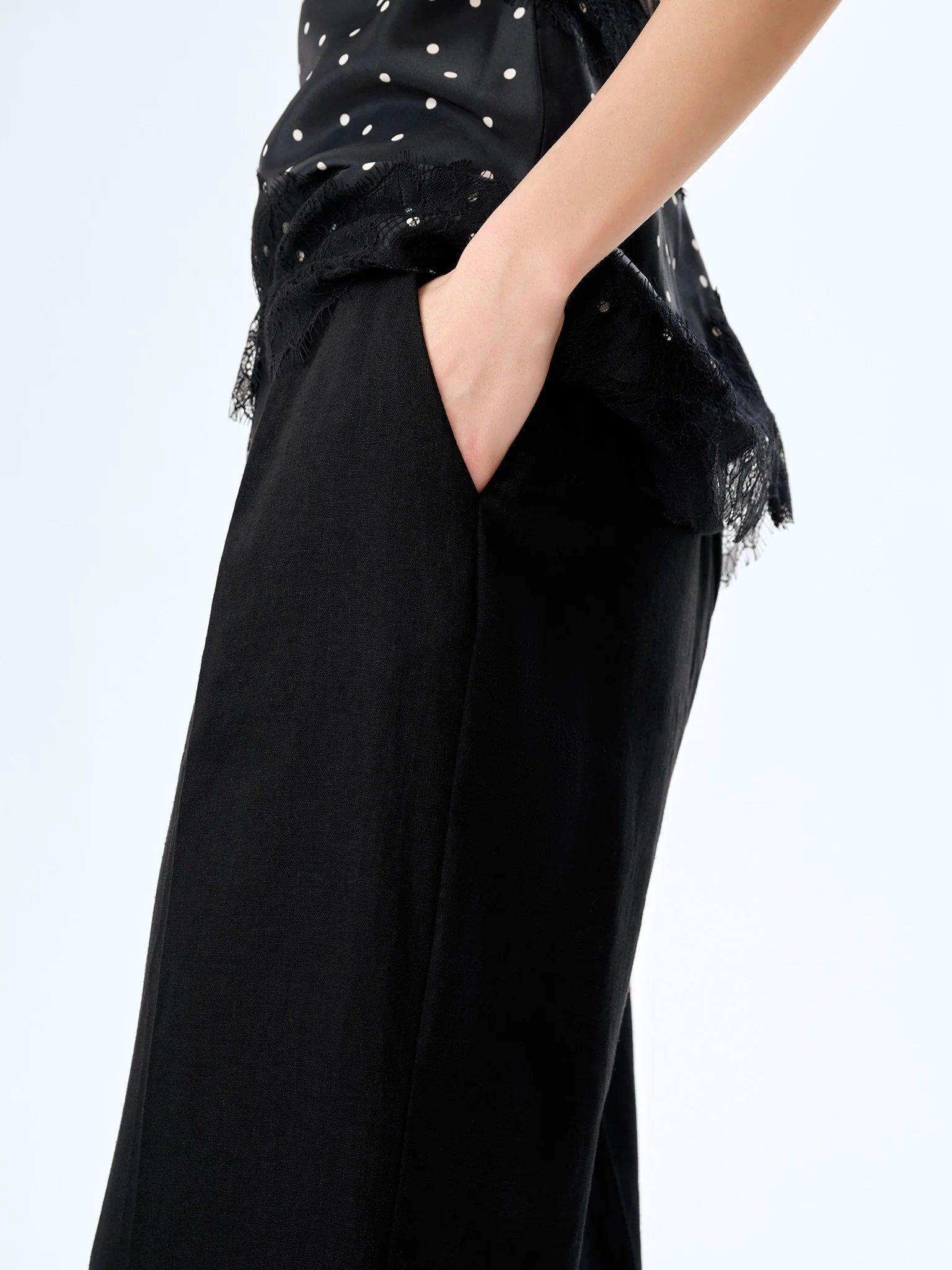 OMNES Pearl Trouser in Black - 4
