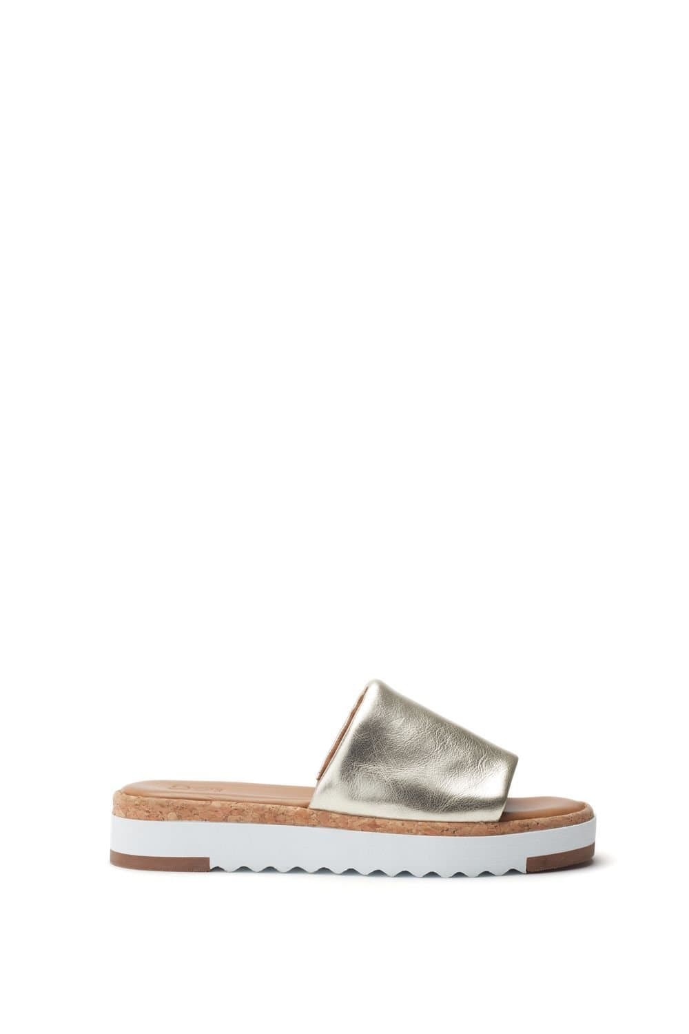 Moda In Pelle Moda In Pelle Women's 'Kanzan' Metallic Leather Sandals in Gold