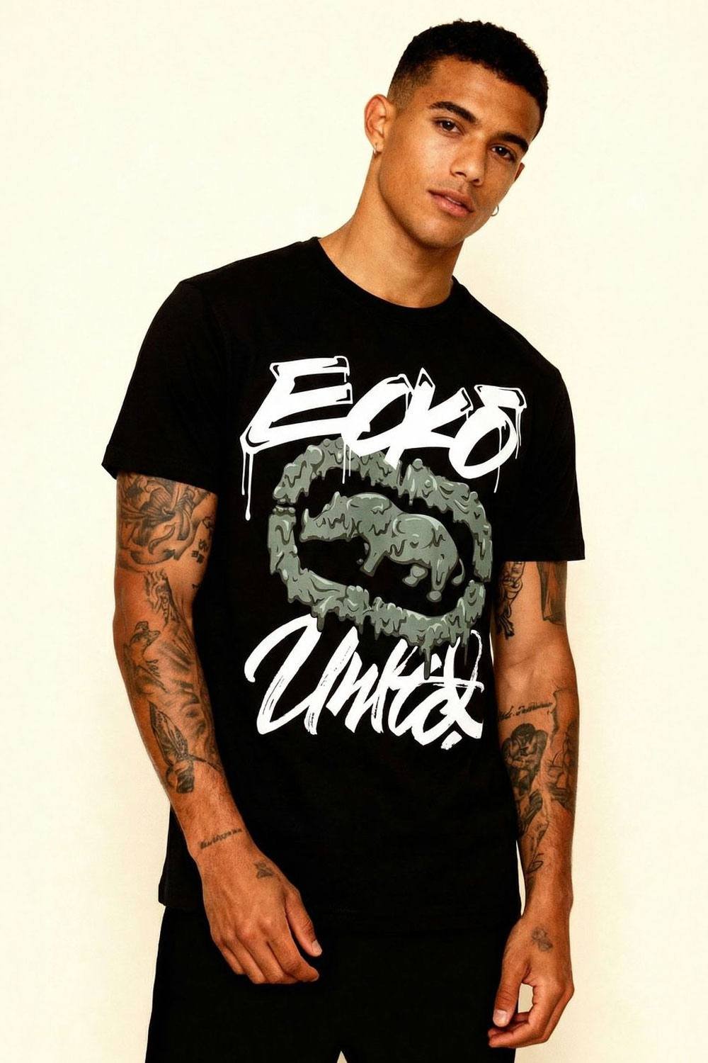 Ecko Untld. Ecko Untld. Men's Drips T-Shirt in Black - 3