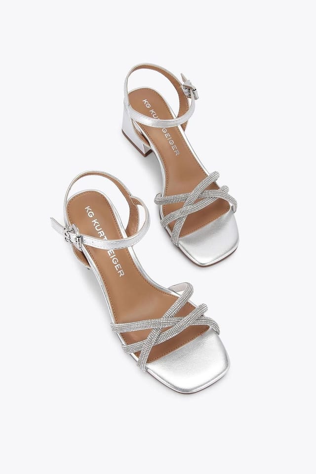 KG Kurt Geiger KG Kurt Geiger Women's 'Abra' Heels in Silver - 2