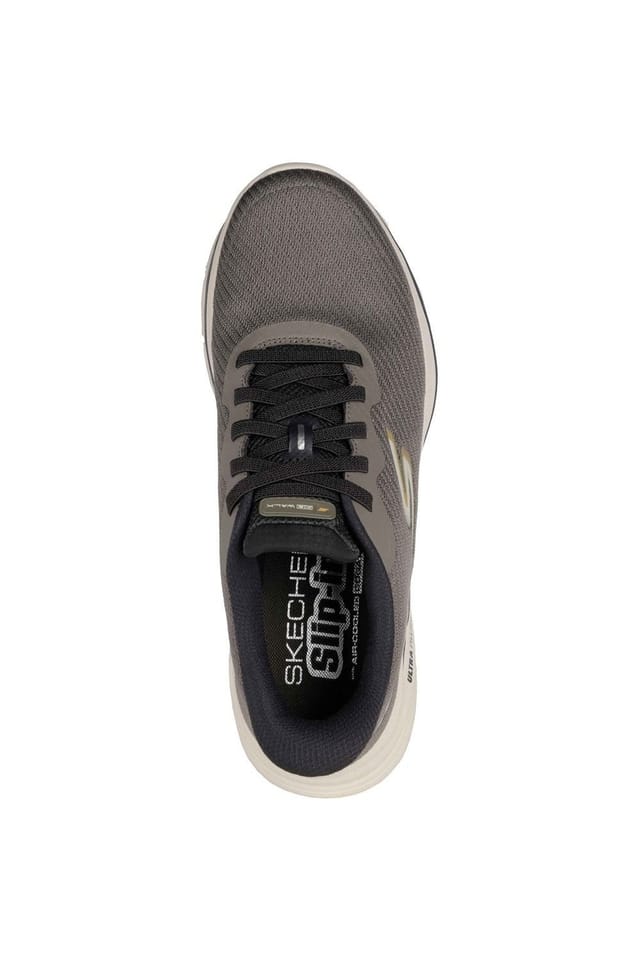 Skechers Skechers Men's GO WALK 8 Pate Trainer in Dark Grey - 3