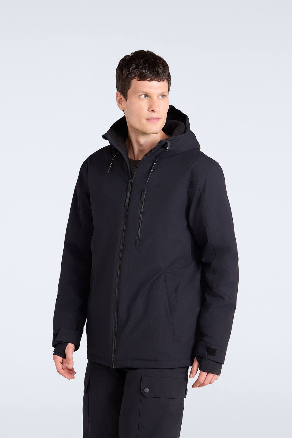 Animal Animal Men's 'Laxx' Waterproof Breathable Outdoors Logo Snow Jacket in Black - 2