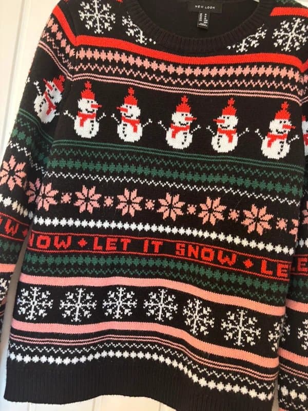 New Look Women’s size medium Christmas jumper