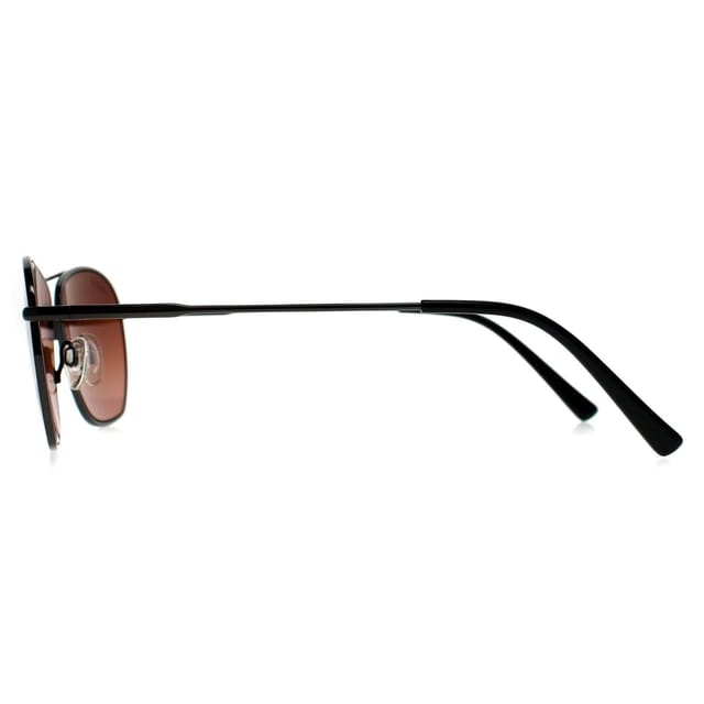 Serengeti Serengeti Men's Aviator Shiny Dark Gunmetal Mineral Polarized Drivers Gradient Photochromic Lunger in Grey - 3