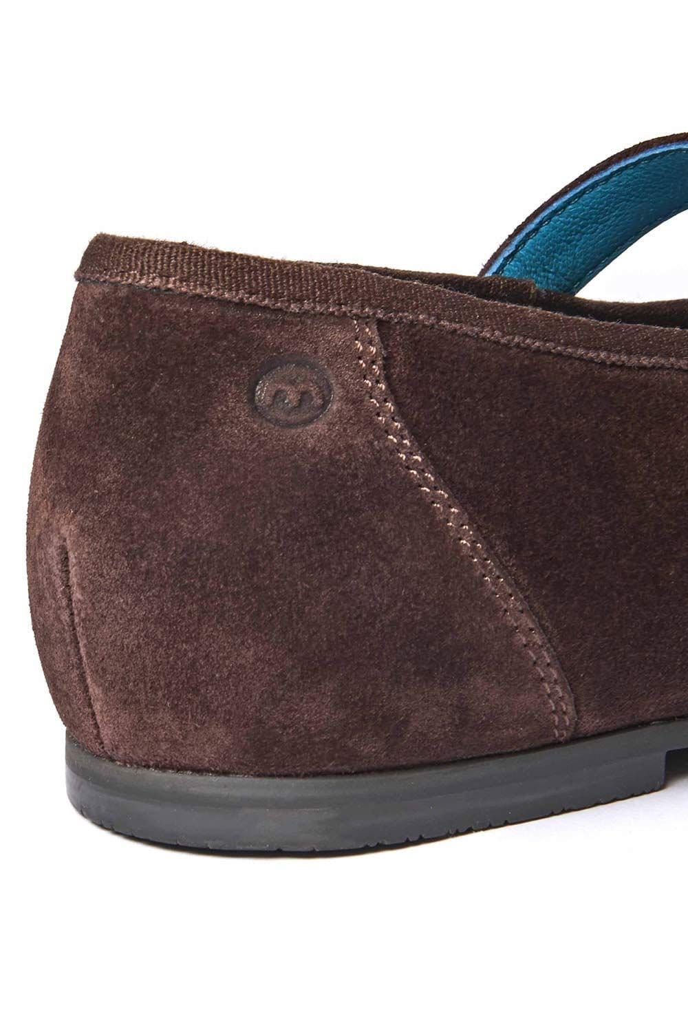 Moshulu Moshulu Women's 'Mawgan' Squared Toe Ballerina Pump in Brown - 4