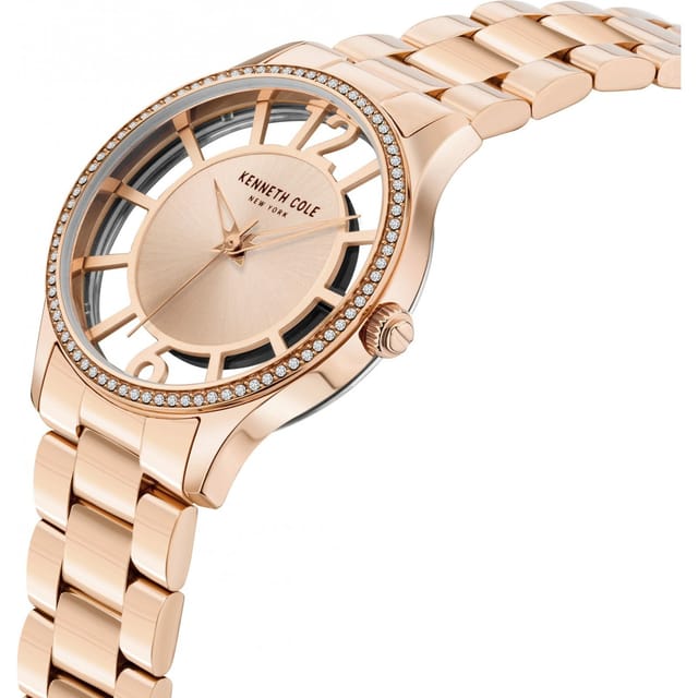 Kenneth Cole Kenneth Cole Women's KCWLG2105603 Classic 34mm Quartz Watch in Rose Gold - 3