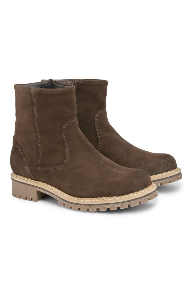 Celtic & Co Celtic & Co Women's Waterproof Suede Ankle Boot in Dark Brown - 2