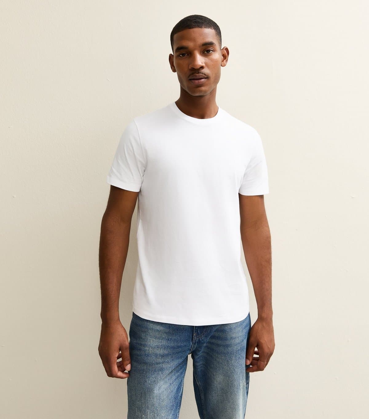 New Look New Look White Jersey Crew Neck T-Shirt