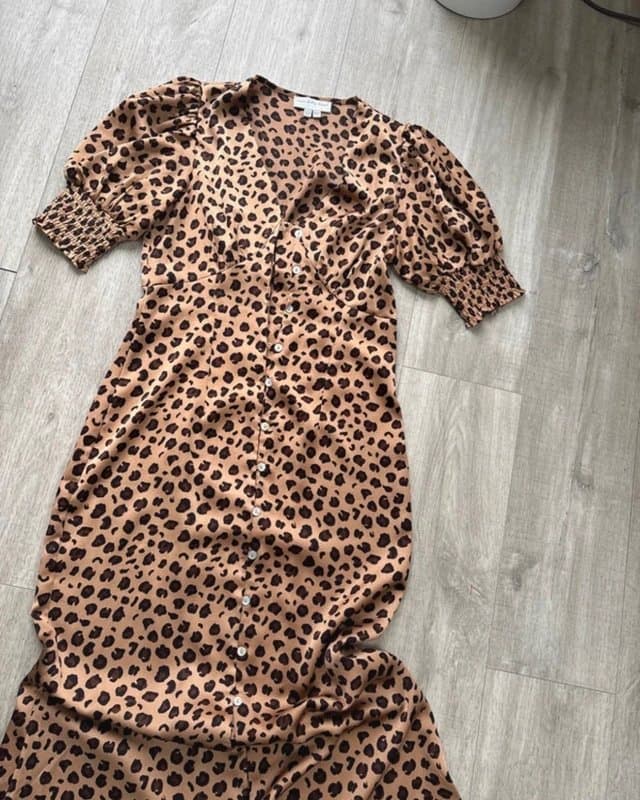 Never Fully Dressed Never fully dressed leopard print dress 8/10