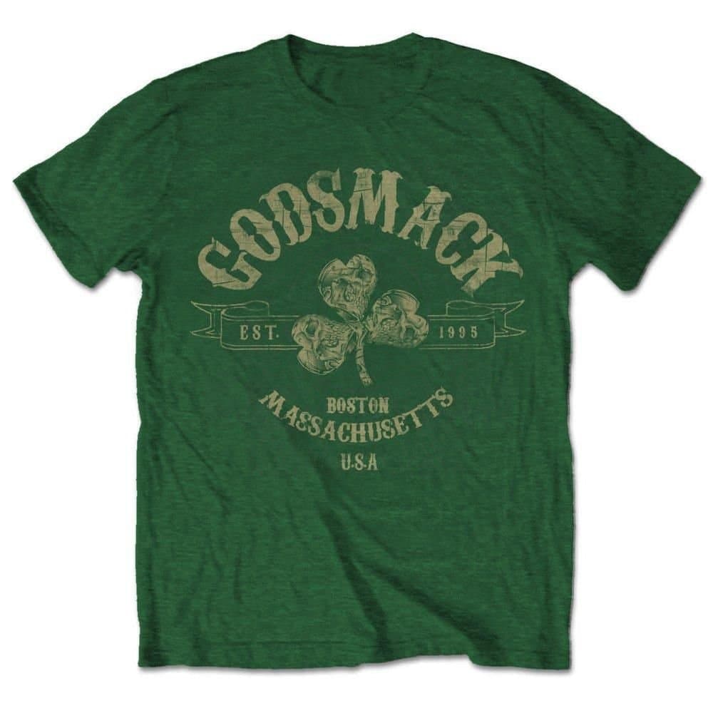 Godsmack Godsmack Men's Celtic Cotton T-Shirt in Green