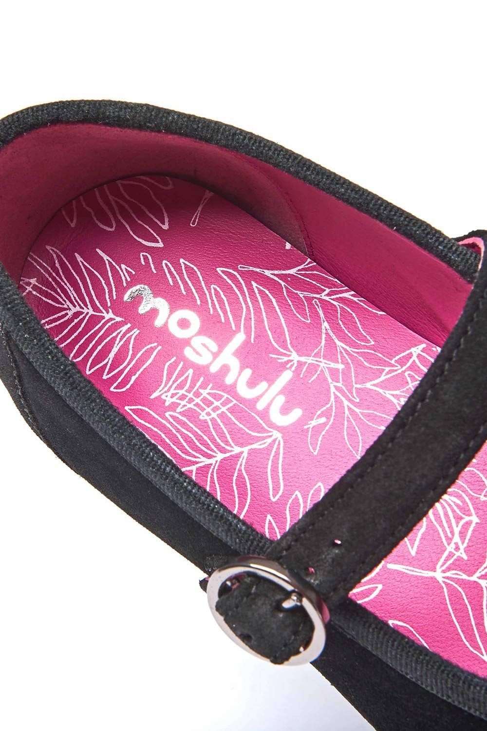 Moshulu Moshulu Women's 'Mawgan' Squared Toe Ballerina Pump in Black - 4