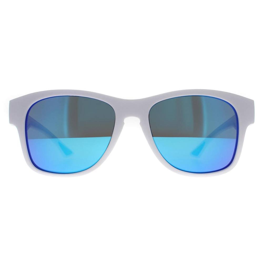 Smith Smith Men's Rectangle Matte White Blue Mirror Holiday - 1