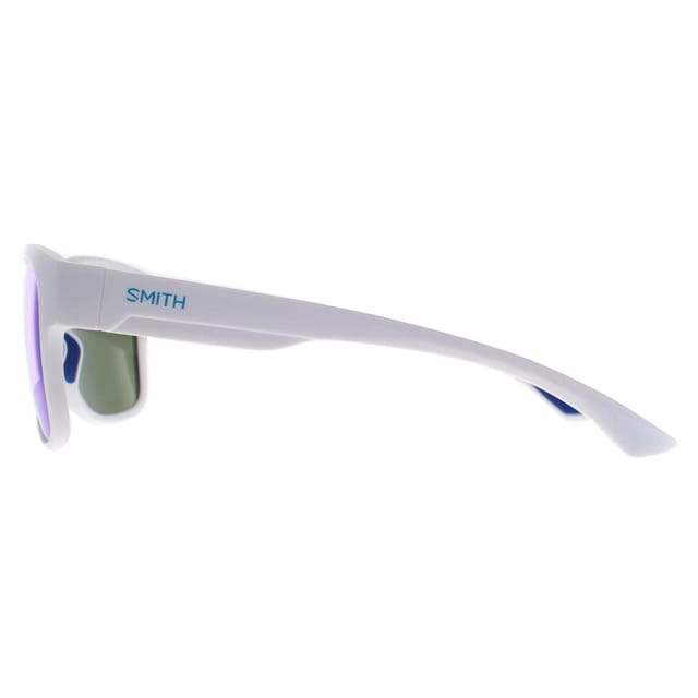 Smith Smith Men's Rectangle Matte White Blue Mirror Holiday - 3