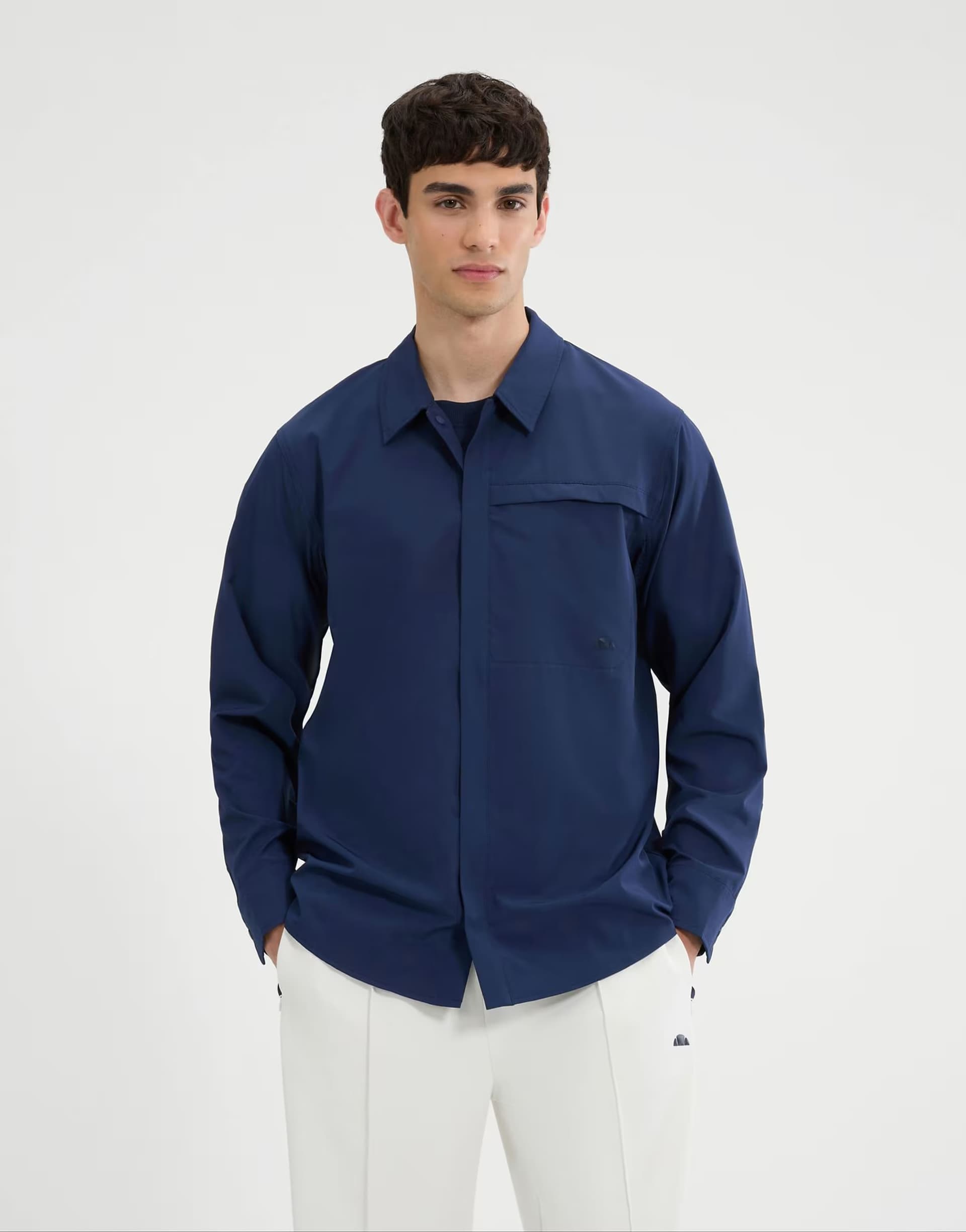 ASOS ellesse Revonali shirt in navy