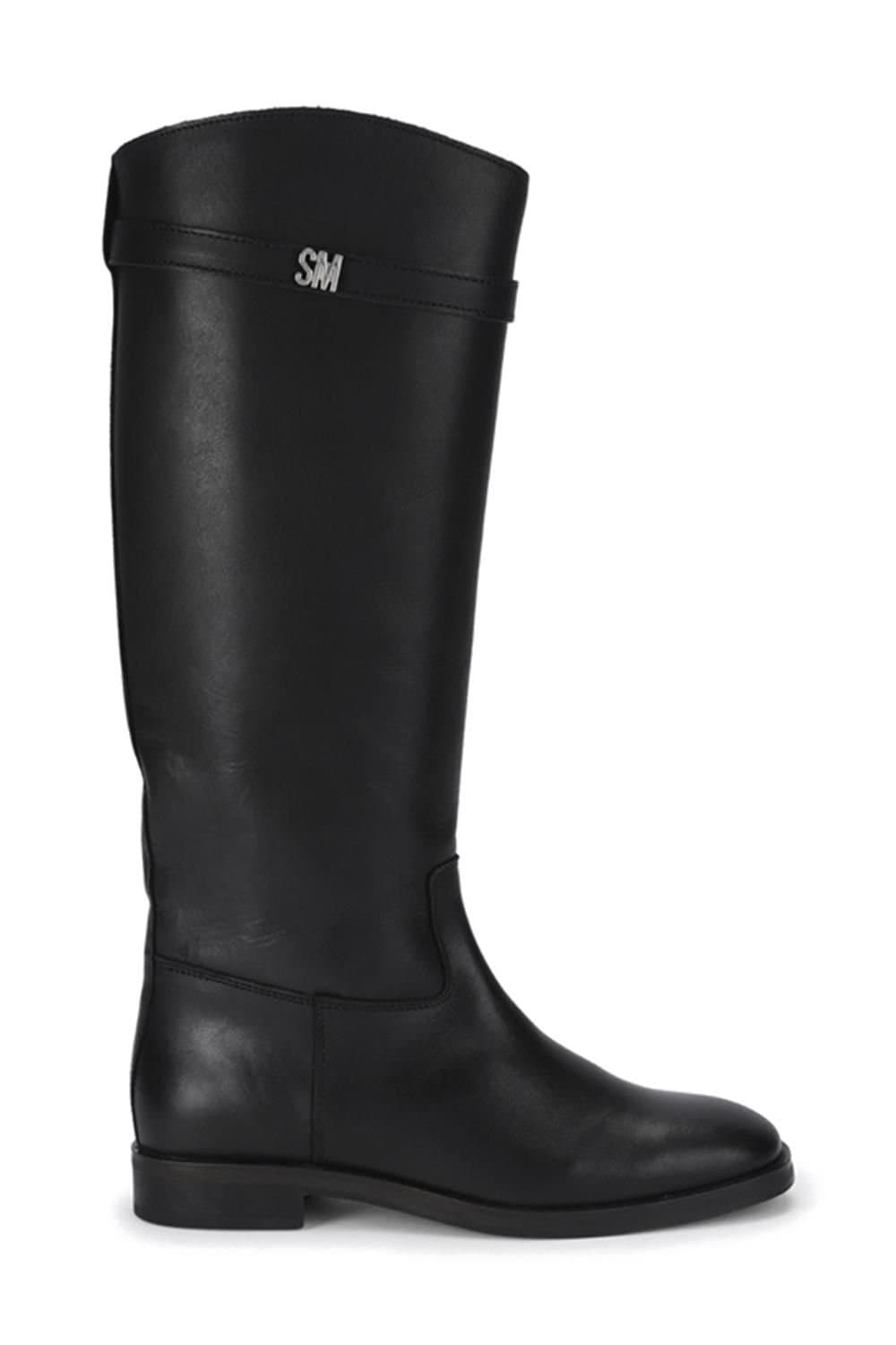 Steve Madden STEVE MADDEN Women's 'Novi 983' Leather Boots in Black