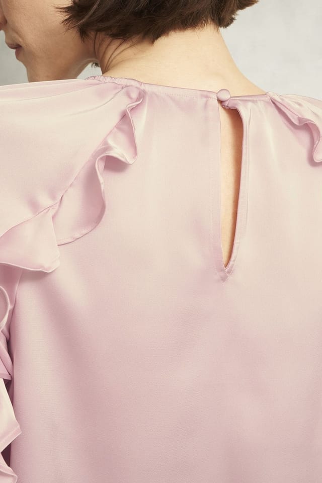 Hobbs London Hobbs London Women's Babbington Blouse in Pale Pink - 3