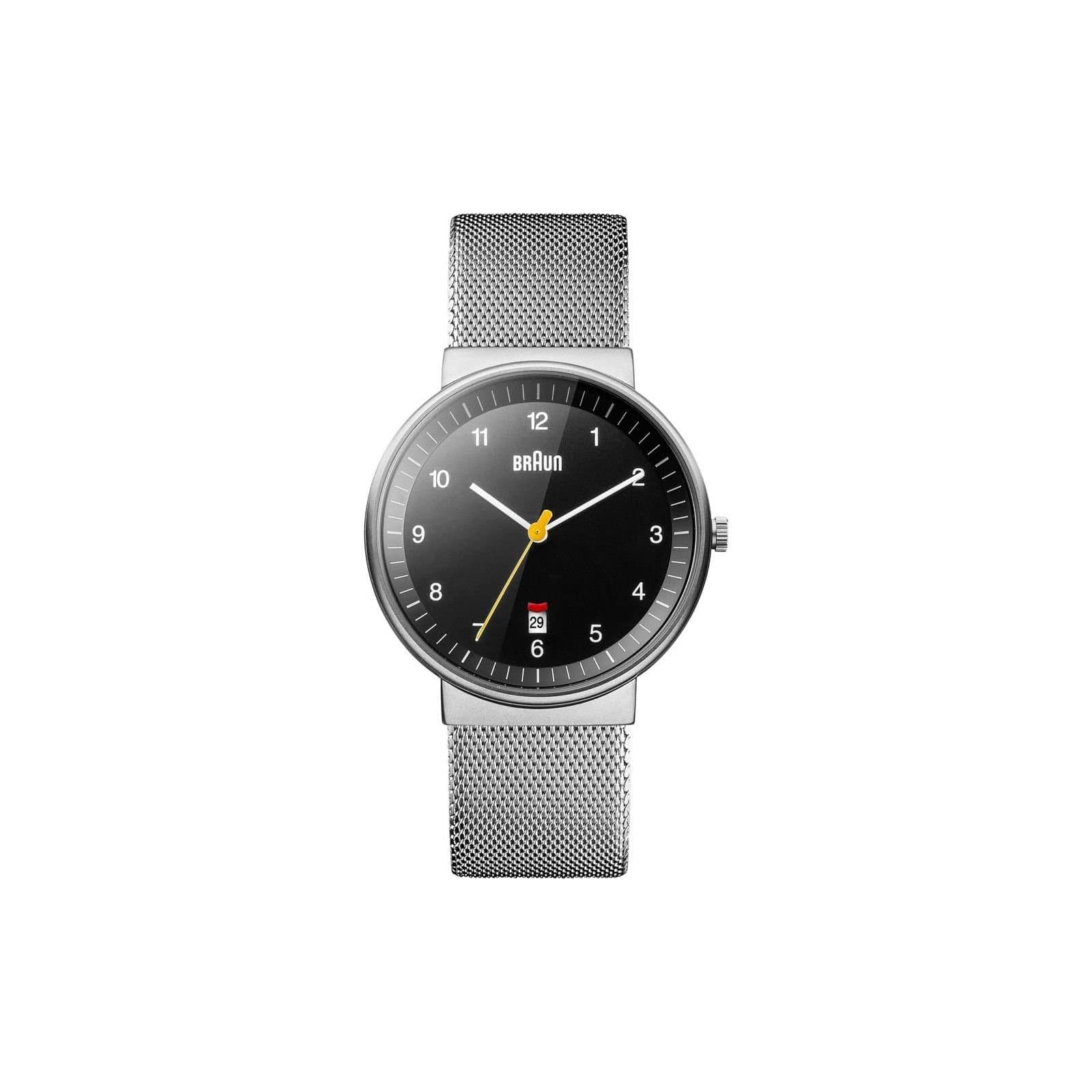 Braun Braun Men's BN0032BKSLMHG Classic 40mm Quartz Watch in Silver