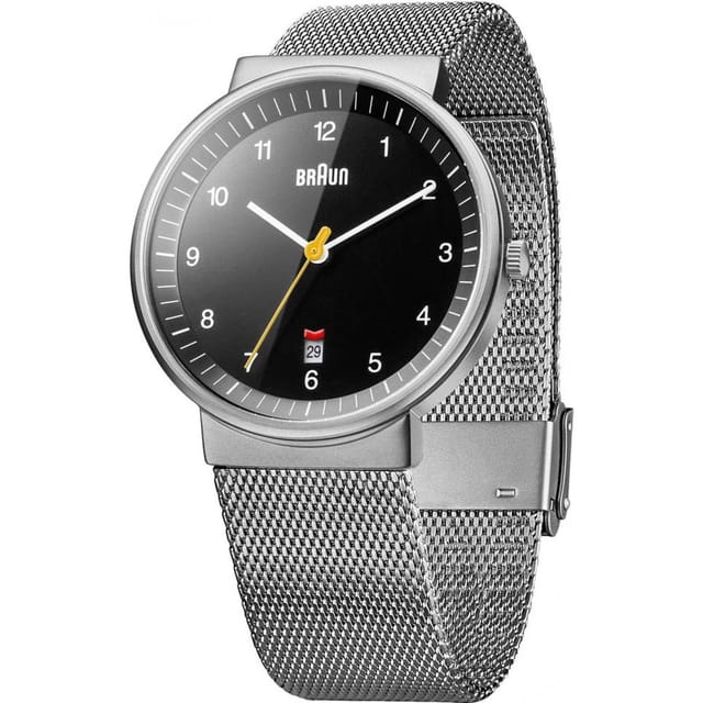 Braun Braun Men's BN0032BKSLMHG Classic 40mm Quartz Watch in Silver - 2