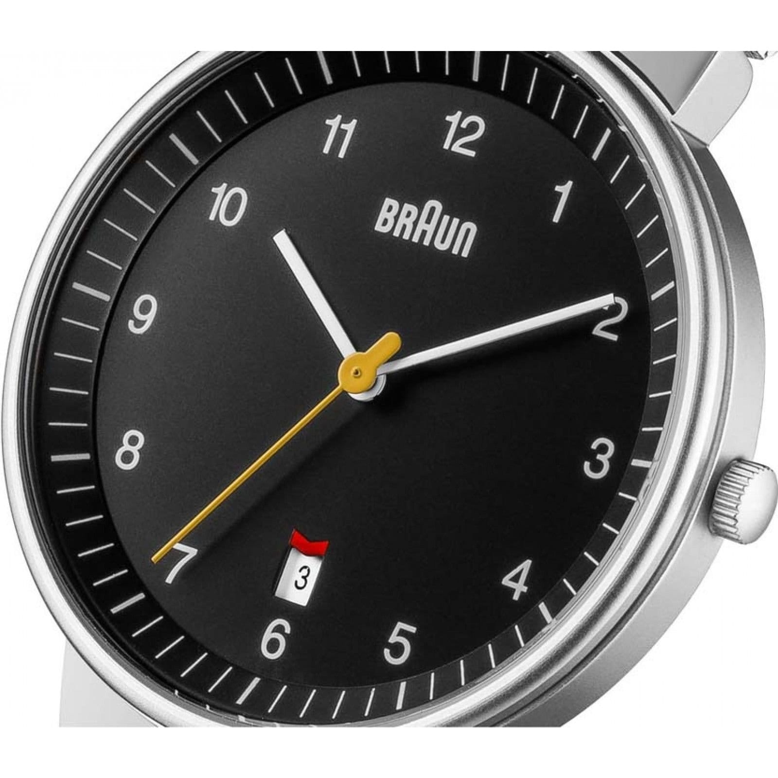 Braun Braun Men's BN0032BKSLMHG Classic 40mm Quartz Watch in Silver - 4