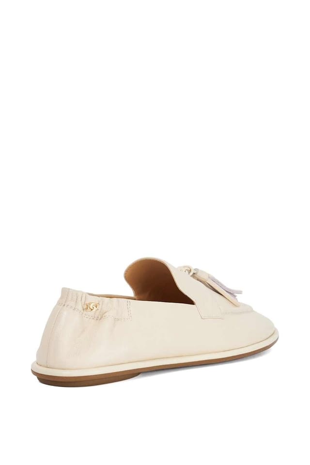 Dune London Dune London Women's 'Grounding' Leather Loafers in White - 3