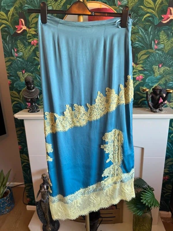 Never Fully Dressed Never Fully Dressed Blue Lemon Millie Skirt uk 10 BNWT
